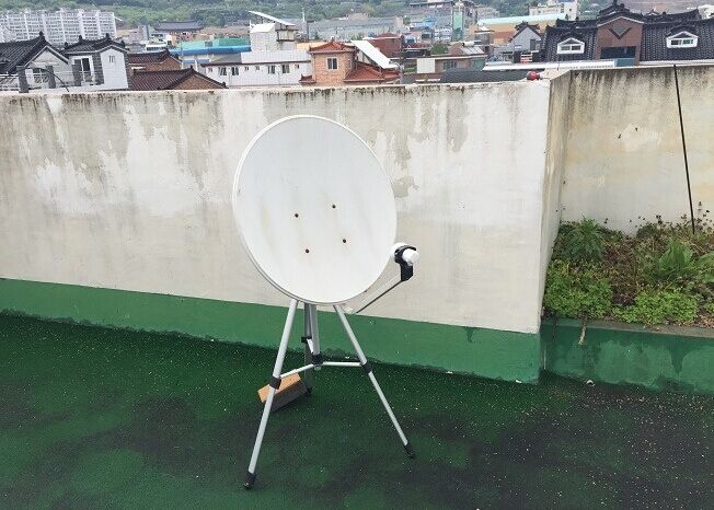 新的卫星接收机测试[韩国密阳](图文)
